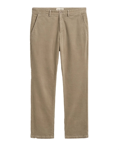 Gant - Regular Cord Chinos - Mist Taupe